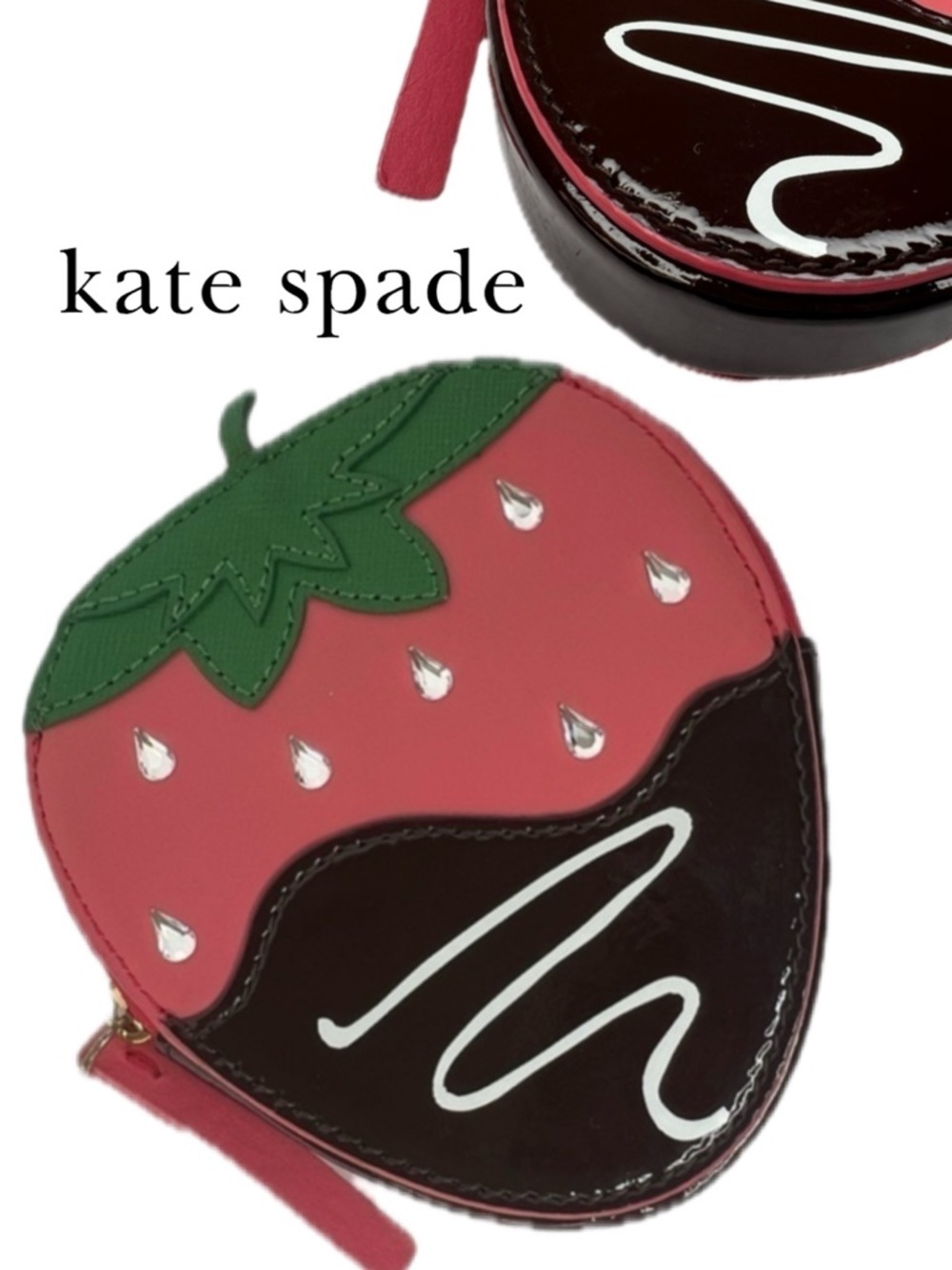 Kate Spade Crème De La Crème Strawberry 🍓🍓🍓 Coin Purse Bag
